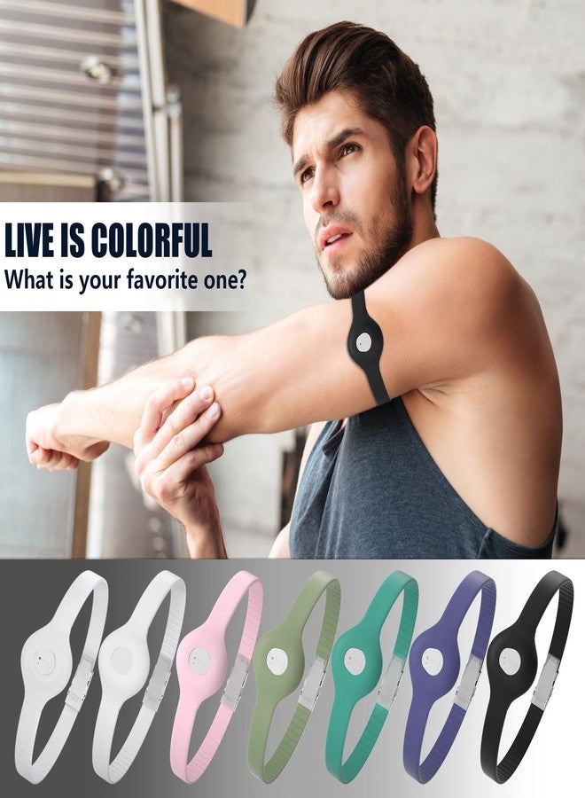 Divoti Sensor Cover Armband for Dexcom G7 | Adjustable, Trim-to-Fit CGM Holder | Adhesive-Free, Hypoallergenic Silicone | Secure, Comfortable Fit for Active Daily Wear & All Arm Sizes - Baby Pink - Image 5